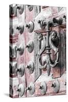 Medieval Door Detail of the Sacred Chapel of El Salvador, Ubeda, Jaen Province, Andalusia, Spain-Carlos Sanchez Pereyra-Stretched Canvas
