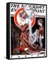 "Medieval Easter," Saturday Evening Post Cover, April 19, 1924-Joseph Christian Leyendecker-Framed Stretched Canvas