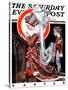 "Medieval Easter," Saturday Evening Post Cover, April 19, 1924-Joseph Christian Leyendecker-Stretched Canvas