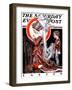 "Medieval Easter," Saturday Evening Post Cover, April 19, 1924-Joseph Christian Leyendecker-Framed Giclee Print