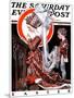 "Medieval Easter," Saturday Evening Post Cover, April 19, 1924-Joseph Christian Leyendecker-Mounted Giclee Print