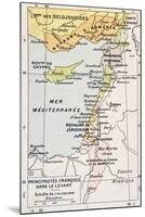 Medieval Eastern Mediterranean Old Map-marzolino-Mounted Art Print