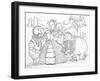 Medieval Family Portrait-Maylee Christie-Framed Giclee Print