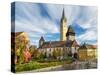 Medieval Fortified Church of Medias-David Ionut-Stretched Canvas