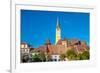 Medieval Fortified Church of Medias-David Ionut-Framed Photographic Print