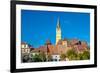 Medieval Fortified Church of Medias-David Ionut-Framed Photographic Print