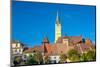 Medieval Fortified Church of Medias-David Ionut-Mounted Photographic Print