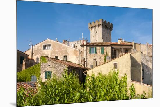 Medieval Fortress, Capalbio, Grosseto Province, Tuscany, Italy-Nico Tondini-Mounted Premium Photographic Print