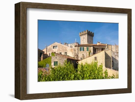 Medieval Fortress, Capalbio, Grosseto Province, Tuscany, Italy-Nico Tondini-Framed Photographic Print