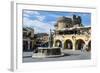 Medieval Fountain at Hippokratous Square-Michael Runkel-Framed Photographic Print