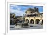 Medieval Fountain at Hippokratous Square-Michael Runkel-Framed Photographic Print