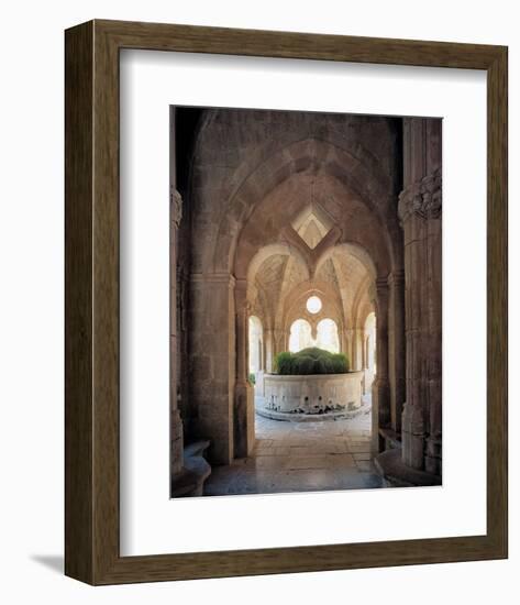 Medieval Fountain-null-Framed Art Print