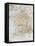 Medieval France Old Map (10th - 14th Century)-marzolino-Framed Stretched Canvas