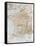 Medieval France Old Map (10th - 14th Century)-marzolino-Framed Stretched Canvas