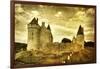 Medieval French Castle - Artistic Toned Picture-Maugli-l-Framed Art Print