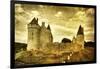 Medieval French Castle - Artistic Toned Picture-Maugli-l-Framed Art Print