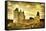 Medieval French Castle - Artistic Toned Picture-Maugli-l-Framed Stretched Canvas