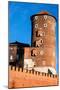 Medieval Gothic Sandomierska and Senatorska Towers at Wawel Castle in Cracow, Poland-Curioso Travel Photography-Mounted Photographic Print