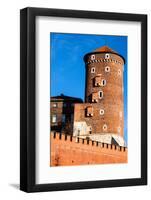 Medieval Gothic Sandomierska and Senatorska Towers at Wawel Castle in Cracow, Poland-Curioso Travel Photography-Framed Photographic Print