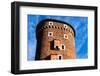 Medieval Gothic Sandomierska and Senatorska Towers at Wawel Castle in Cracow, Poland-Curioso Travel Photography-Framed Photographic Print