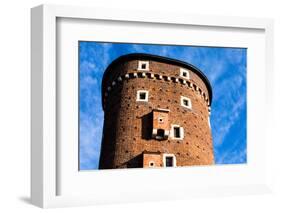 Medieval Gothic Sandomierska and Senatorska Towers at Wawel Castle in Cracow, Poland-Curioso Travel Photography-Framed Photographic Print