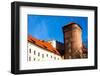 Medieval Gothic Sandomierska and Senatorska Towers at Wawel Castle in Cracow, Poland-Curioso Travel Photography-Framed Photographic Print