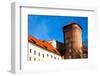 Medieval Gothic Sandomierska and Senatorska Towers at Wawel Castle in Cracow, Poland-Curioso Travel Photography-Framed Photographic Print