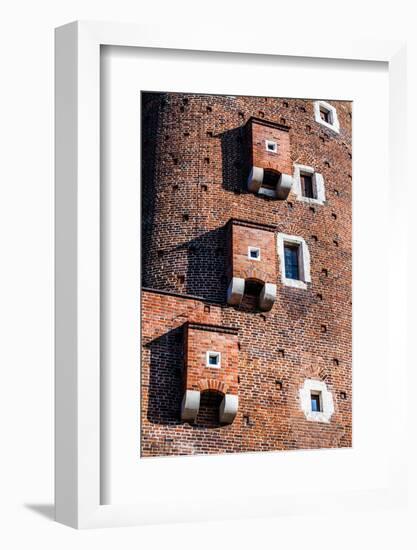 Medieval Gothic Sandomierska and Senatorska Towers at Wawel Castle in Cracow, Poland-Curioso Travel Photography-Framed Photographic Print