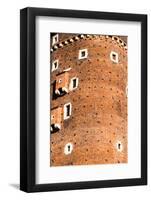 Medieval Gothic Sandomierska and Senatorska Towers at Wawel Castle in Cracow, Poland-Curioso Travel Photography-Framed Photographic Print