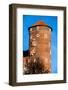 Medieval Gothic Sandomierska and Senatorska Towers at Wawel Castle in Cracow, Poland-Curioso Travel Photography-Framed Photographic Print