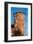 Medieval Gothic Sandomierska and Senatorska Towers at Wawel Castle in Cracow, Poland-Curioso Travel Photography-Framed Photographic Print