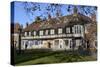 Medieval Half-Timbered Buildings of St. William's College-Peter Richardson-Stretched Canvas