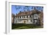 Medieval Half-Timbered Buildings of St. William's College-Peter Richardson-Framed Photographic Print