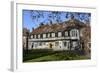 Medieval Half-Timbered Buildings of St. William's College-Peter Richardson-Framed Photographic Print