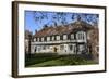 Medieval Half-Timbered Buildings of St. William's College-Peter Richardson-Framed Photographic Print