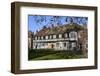 Medieval Half-Timbered Buildings of St. William's College-Peter Richardson-Framed Photographic Print