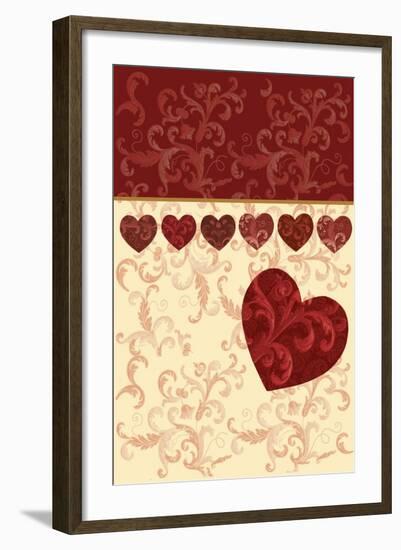 Medieval Hearts 03-Maria Trad-Framed Giclee Print