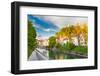 Medieval Houses of Ljubljana, Slovenia, Europe.-kasto-Framed Photographic Print