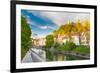 Medieval Houses of Ljubljana, Slovenia, Europe.-kasto-Framed Photographic Print