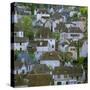 Medieval Houses, St. Cirq Lapopie, Lot, Midi-Pyrenees, France, Europe-Stuart Black-Stretched Canvas