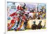 Medieval Joust-Escott-Framed Giclee Print