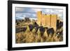 Medieval Khachkars carved memorial stele, Noratus cemetery, Sevan Lake, Gegharkunik province, Armen-G&M Therin-Weise-Framed Photographic Print