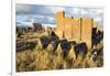 Medieval Khachkars carved memorial stele, Noratus cemetery, Sevan Lake, Gegharkunik province, Armen-G&M Therin-Weise-Framed Photographic Print