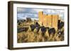 Medieval Khachkars carved memorial stele, Noratus cemetery, Sevan Lake, Gegharkunik province, Armen-G&M Therin-Weise-Framed Photographic Print