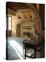 Medieval Kitchen, Chateau de Pierreclos, Burgundy, France-Lisa S. Engelbrecht-Stretched Canvas