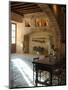 Medieval Kitchen, Chateau de Pierreclos, Burgundy, France-Lisa S. Engelbrecht-Mounted Premium Photographic Print