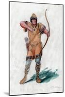 Medieval Man with a Bow-null-Mounted Giclee Print