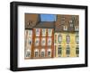 Medieval Market Square Buildings, Cheb, Bohemia, Czech Republic-Upperhall-Framed Photographic Print