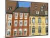 Medieval Market Square Buildings, Cheb, Bohemia, Czech Republic-Upperhall-Mounted Photographic Print