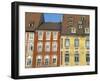 Medieval Market Square Buildings, Cheb, Bohemia, Czech Republic-Upperhall-Framed Photographic Print